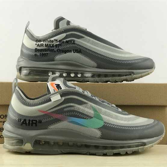 Off-White x Nike Air Max 97 “Menta”Sneakers     AJ4585-101 - PerfectKickZ