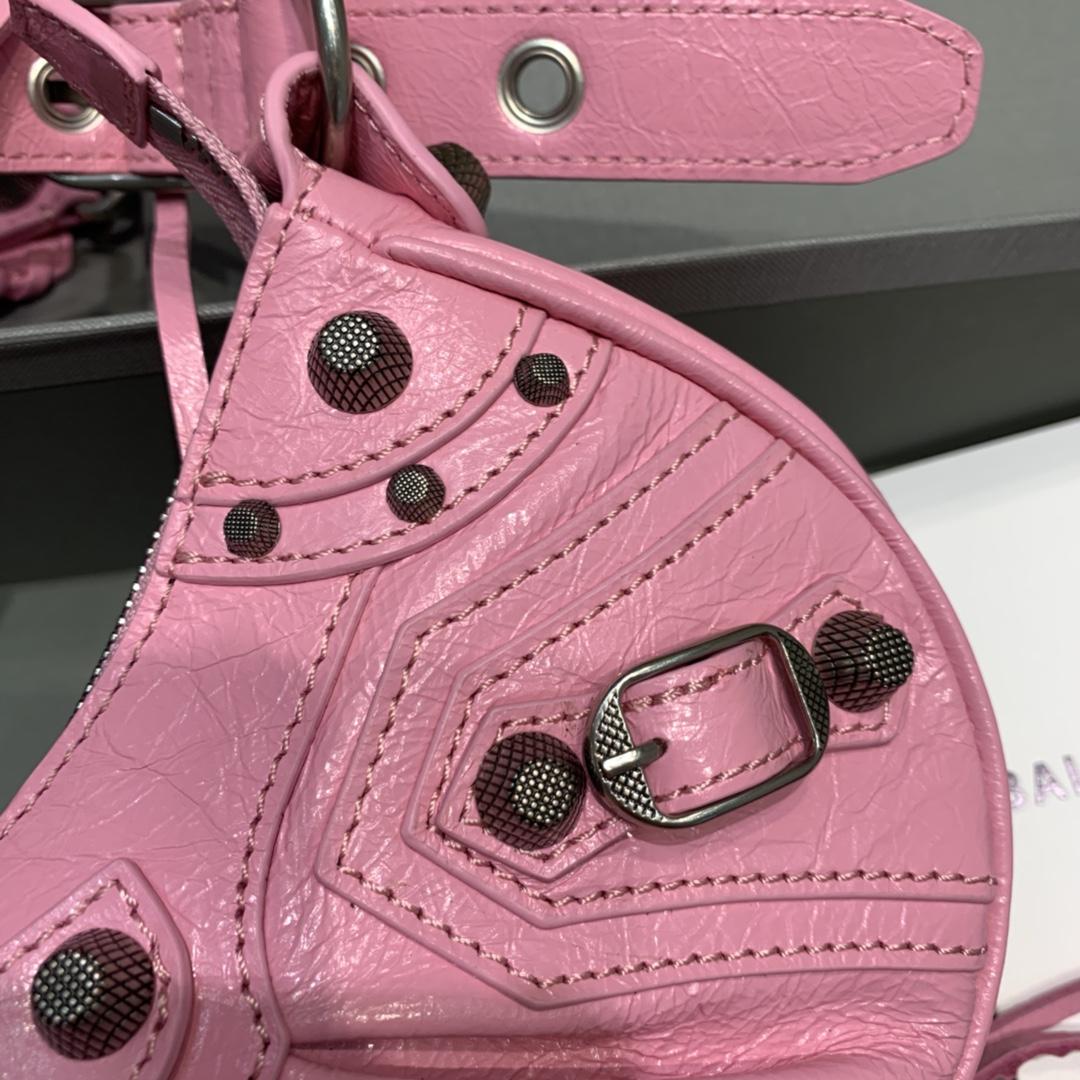 Balenciaga Women's Le Cagole XS Shoulder Bag In Pink(26-12-6cm) - PerfectKickZ