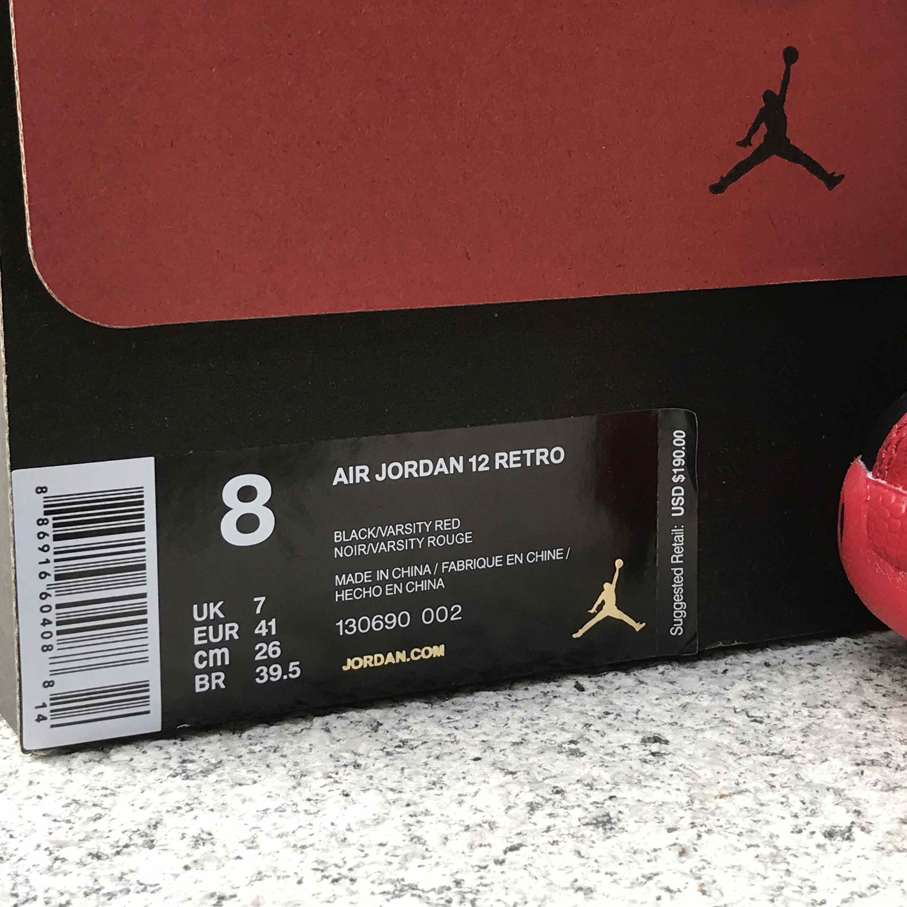 Air Jordan 12 “Flu Game” Sneaker  130690-002 - PerfectKickZ