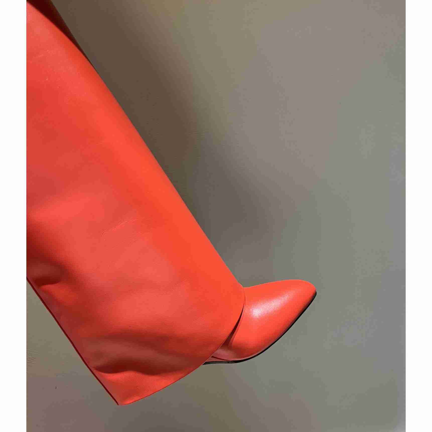 Givenchy Shark Lock Boots In Leather  - 