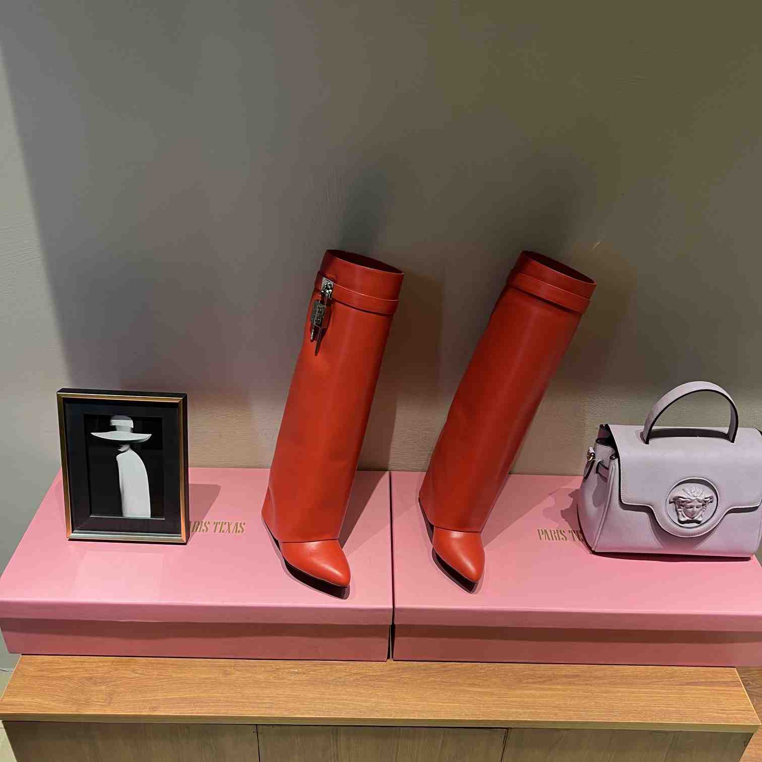 Givenchy Shark Lock Boots In Leather  - 