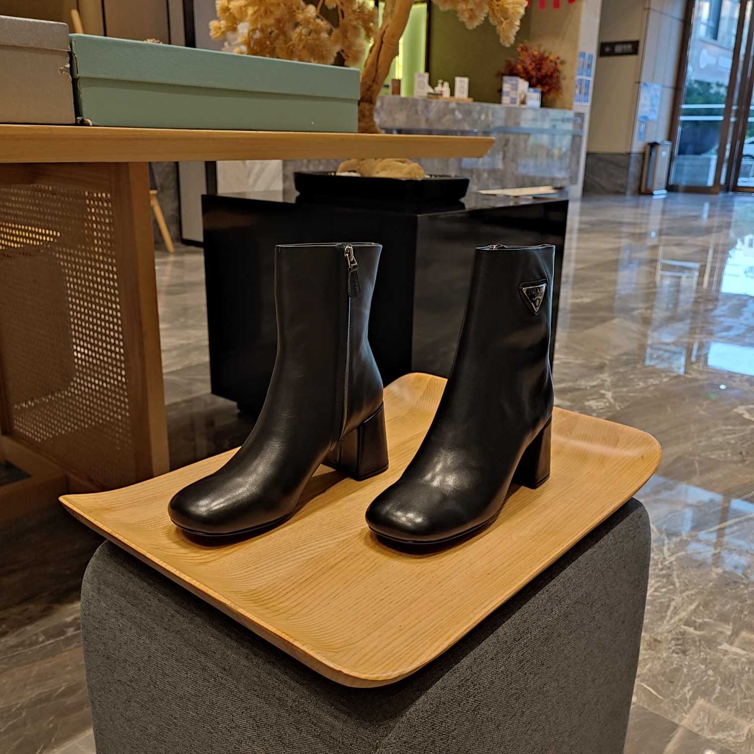 Prada Leather Booties - PerfectKickZ