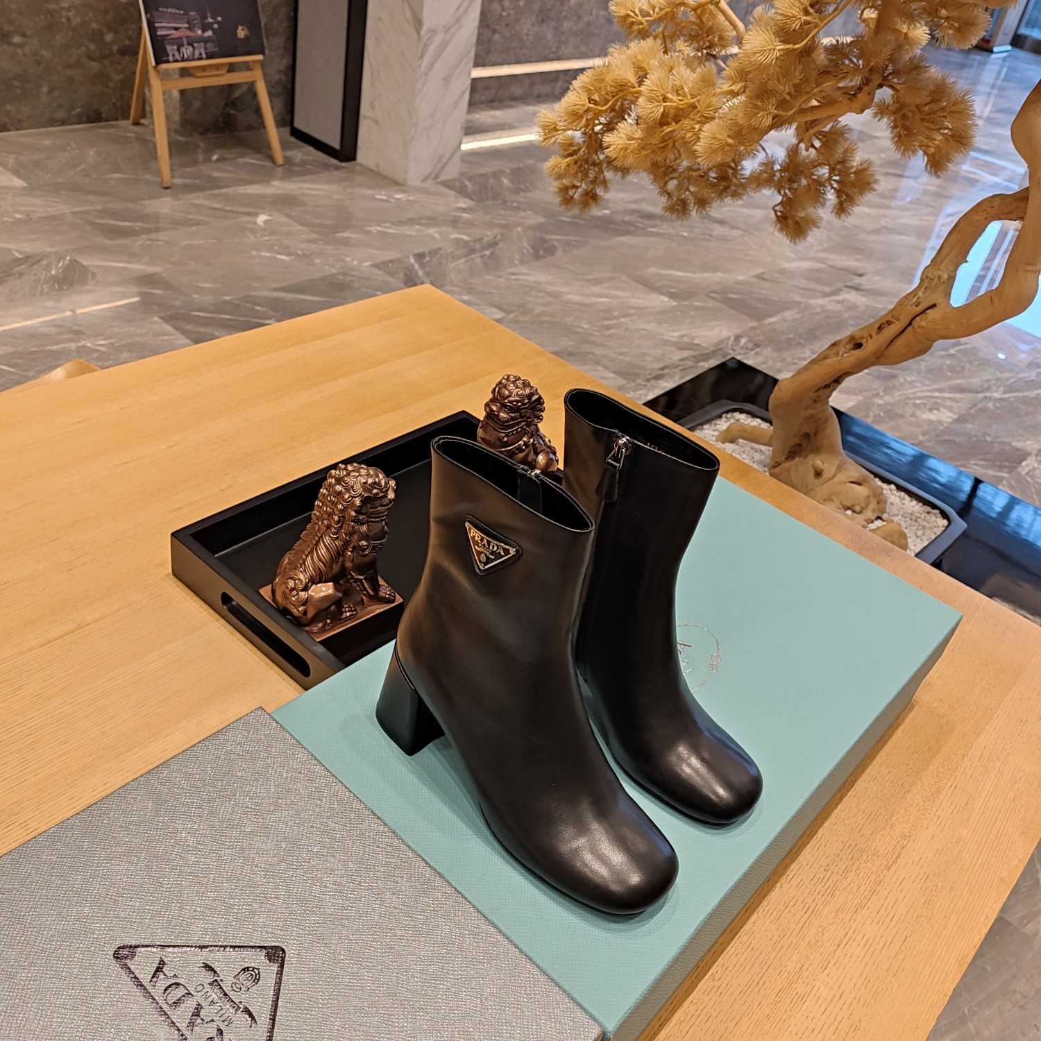 Prada Leather Booties - PerfectKickZ