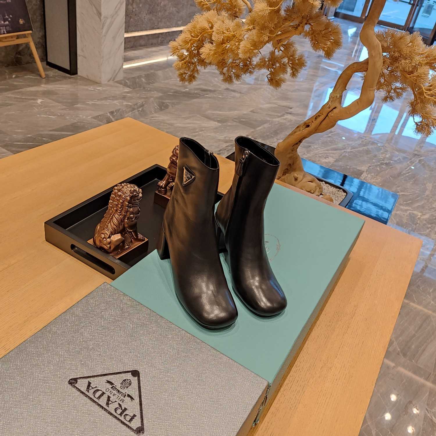 Prada Leather Booties - PerfectKickZ