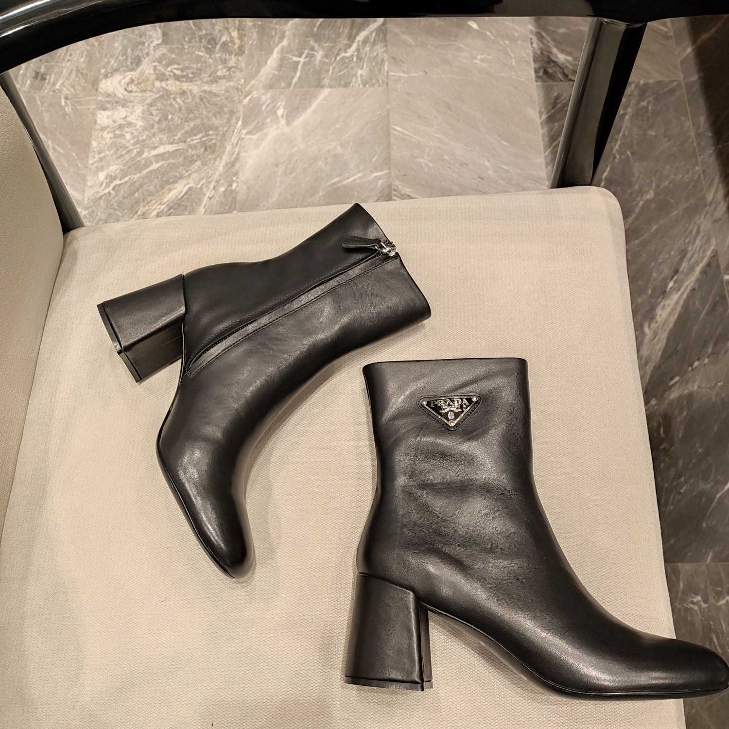 Prada Leather Booties - PerfectKickZ