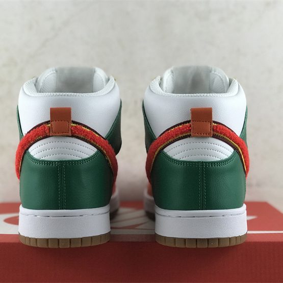 Nike Dunk High University “Chenille Swoosh” Sneakers     DR8805-100 - PerfectKickZ