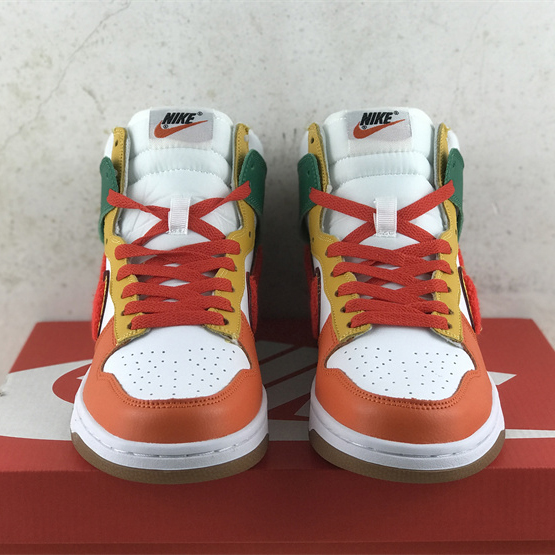 Nike Dunk High University “Chenille Swoosh” Sneakers     DR8805-100 - PerfectKickZ