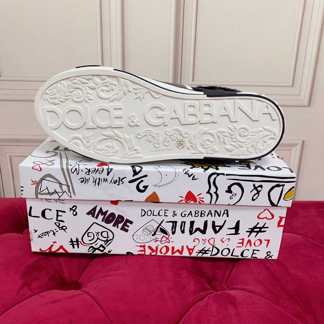 Dolce & Gabbana Calfskin 2.Zero Sneakers - PerfectKickZ
