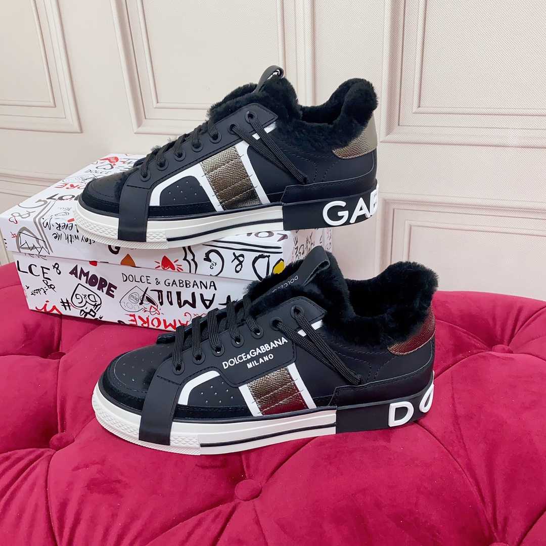 Dolce & Gabbana Calfskin 2.Zero Sneakers - PerfectKickZ