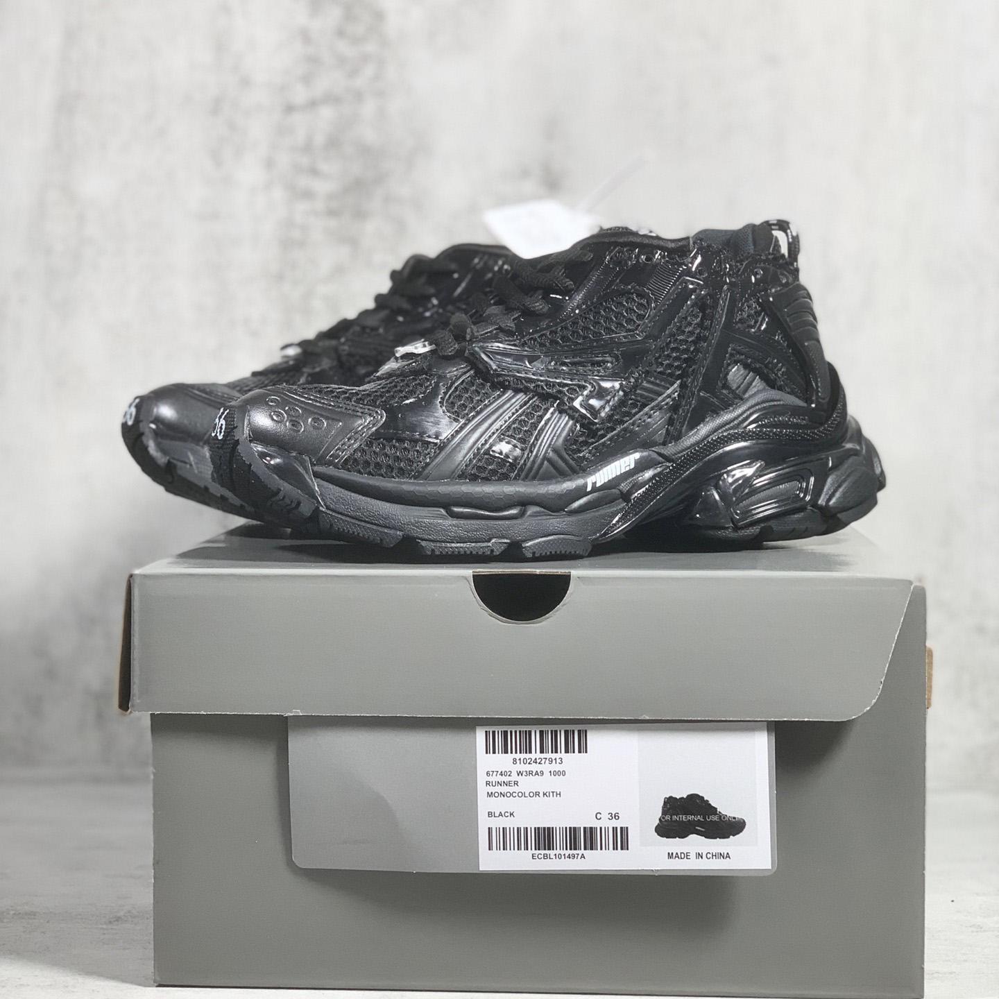 Balenciaga Runner Sneaker In Black - PerfectKickZ