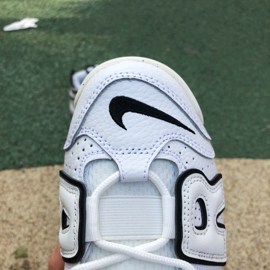 Nike Air More Uptempo White Black Sneaker    917593-100 - PerfectKickZ