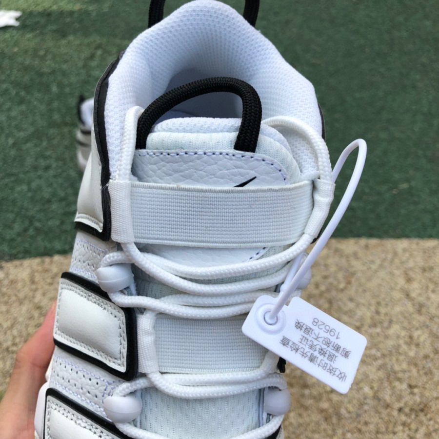 Nike Air More Uptempo White Black Sneaker    917593-100 - PerfectKickZ