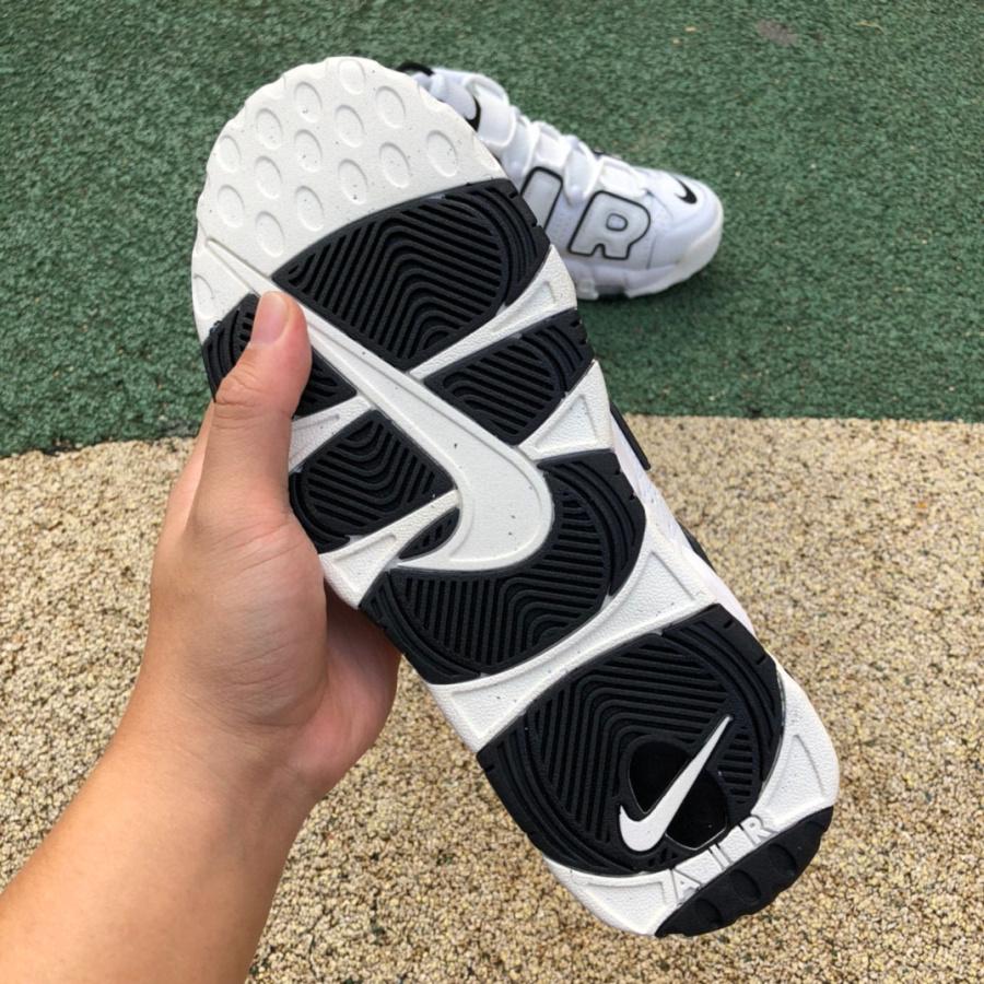 Nike Air More Uptempo White Black Sneaker    917593-100 - PerfectKickZ