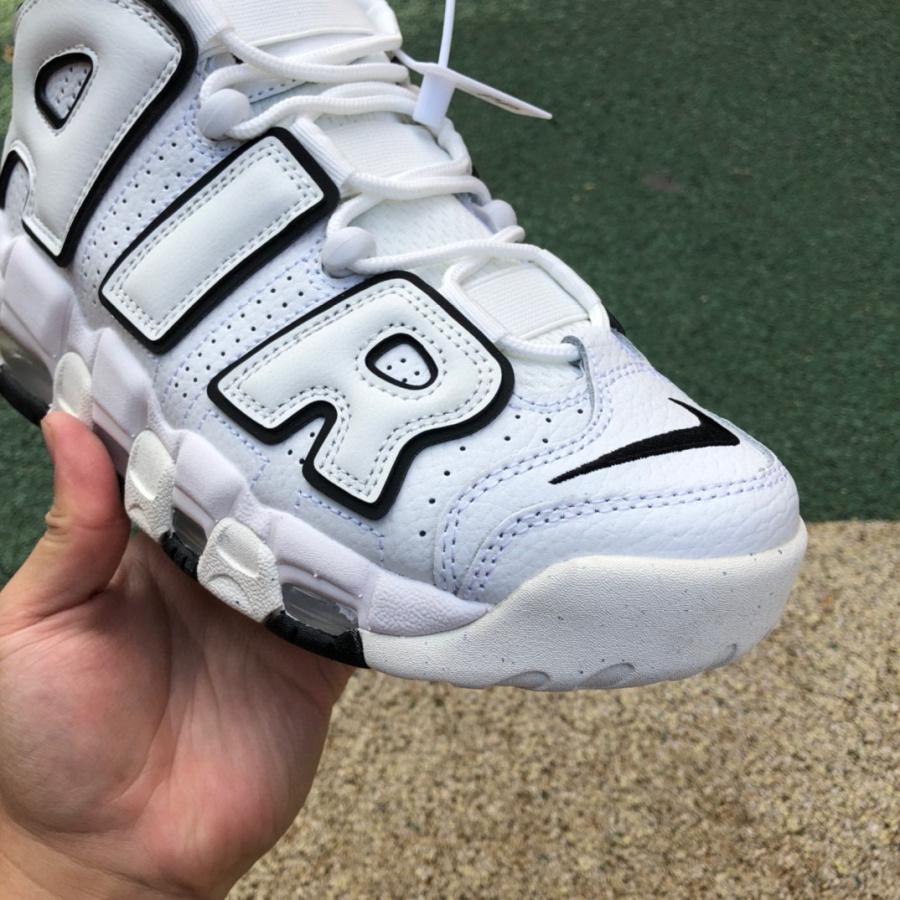 Nike Air More Uptempo White Black Sneaker    917593-100 - PerfectKickZ