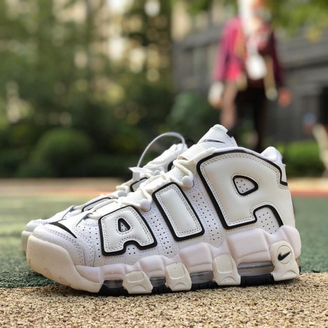 Nike Air More Uptempo White Black Sneaker    917593-100 - PerfectKickZ