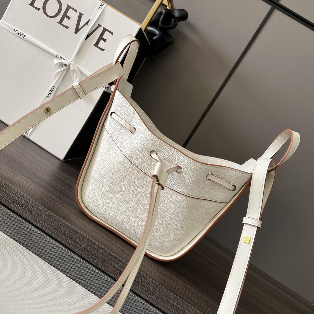 Loewe Mini Hammock drawstring in soft grained calfskin - PerfectKickZ