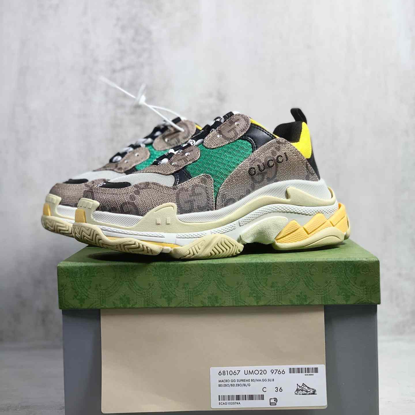 Gucci x Balenciaga The Hacker Project Triple S Sneaker  - PerfectKickZ