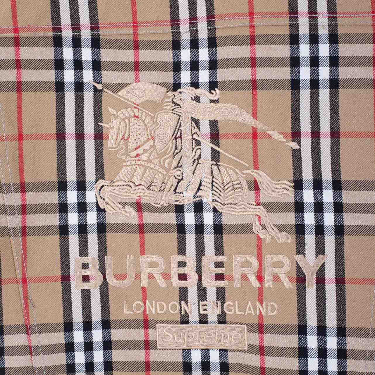 Burberry x Supreme Denim Trucker Jacket - PerfectKickZ