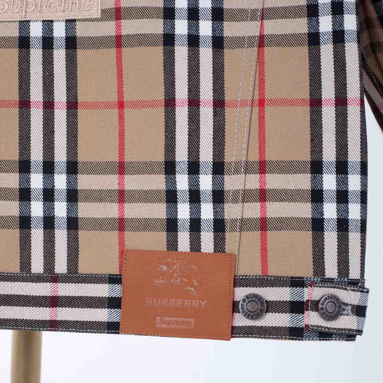 Burberry x Supreme Denim Trucker Jacket - PerfectKickZ