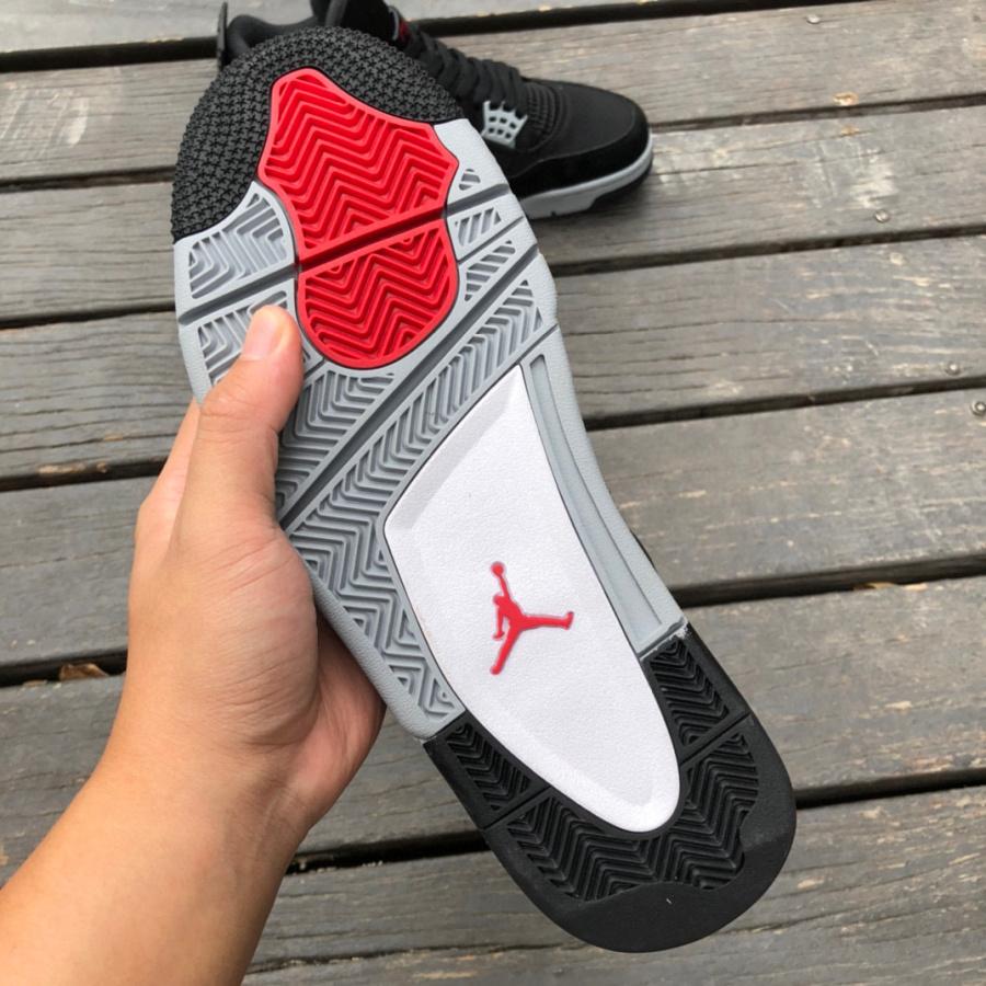 Air Jordan 4 Retro "Black Canvas" Sneakers      DH7138-006 - 