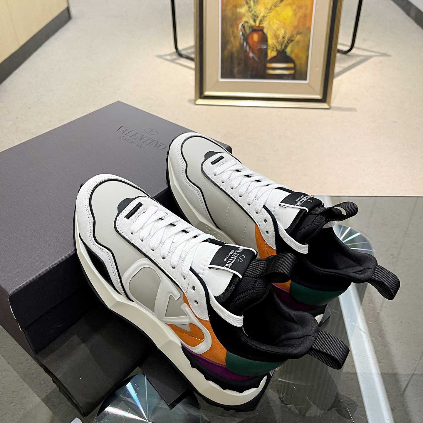 Valenti Netrunner Fabric And Suede Sneaker - PerfectKickZ
