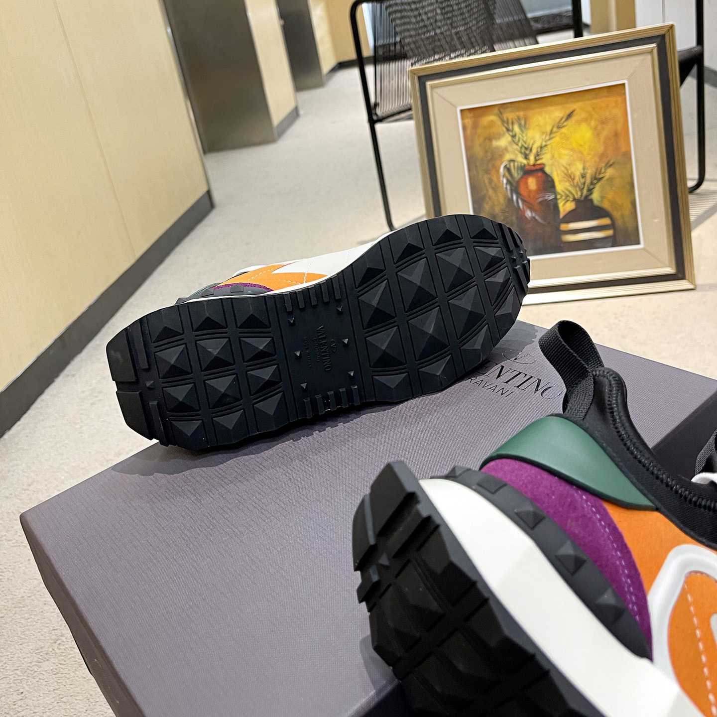Valenti Netrunner Fabric And Suede Sneaker - PerfectKickZ