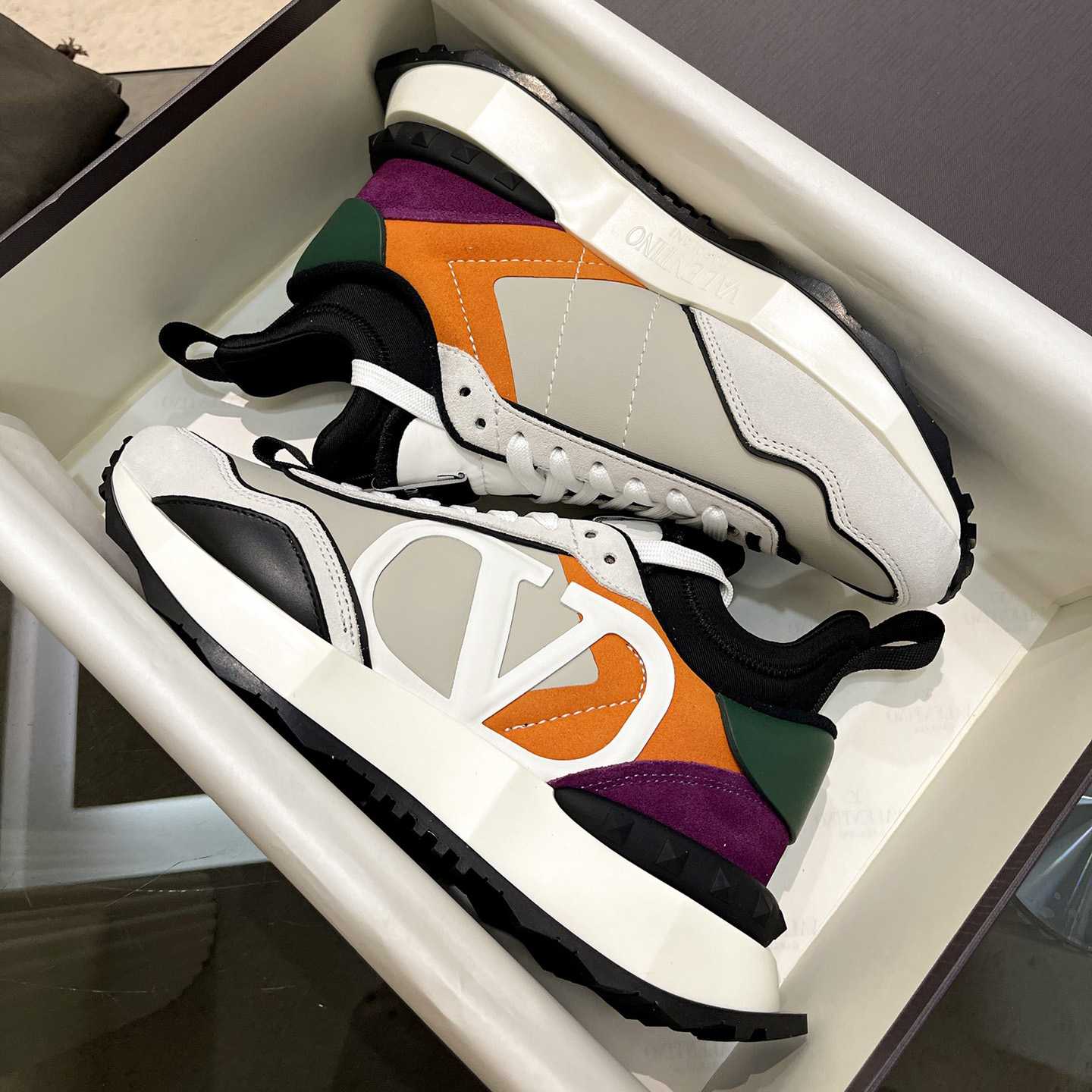 Valenti Netrunner Fabric And Suede Sneaker - PerfectKickZ