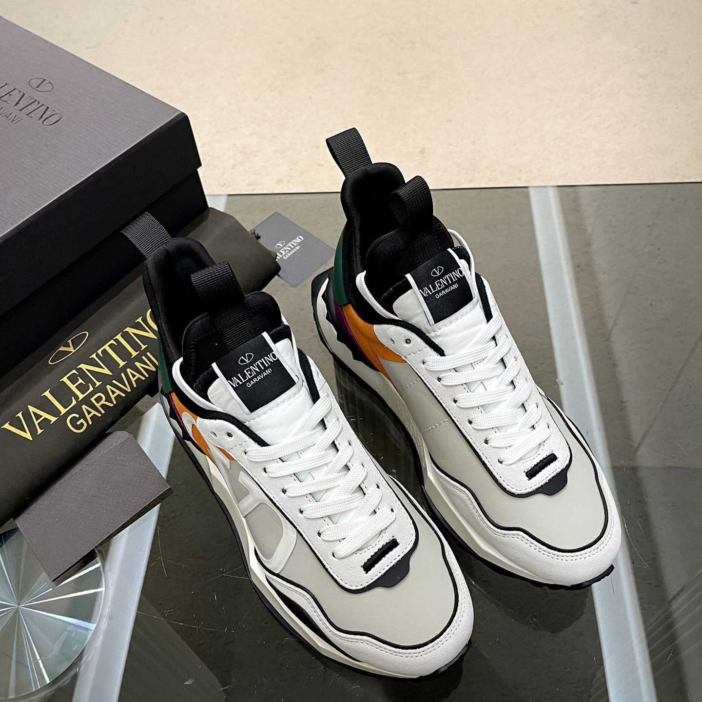 Valenti Netrunner Fabric And Suede Sneaker - PerfectKickZ