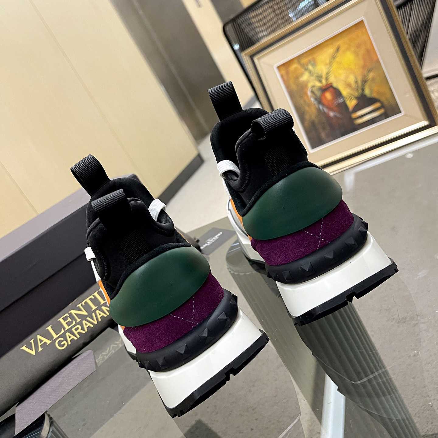 Valenti Netrunner Fabric And Suede Sneaker - PerfectKickZ
