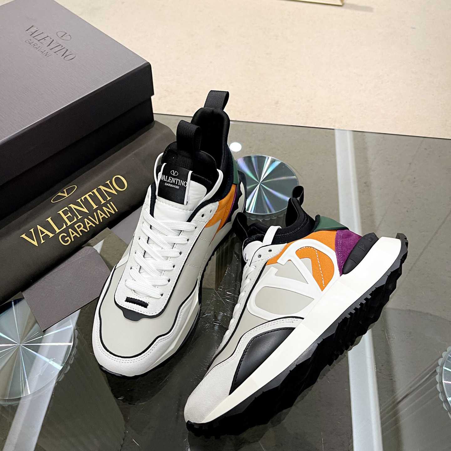 Valenti Netrunner Fabric And Suede Sneaker - PerfectKickZ