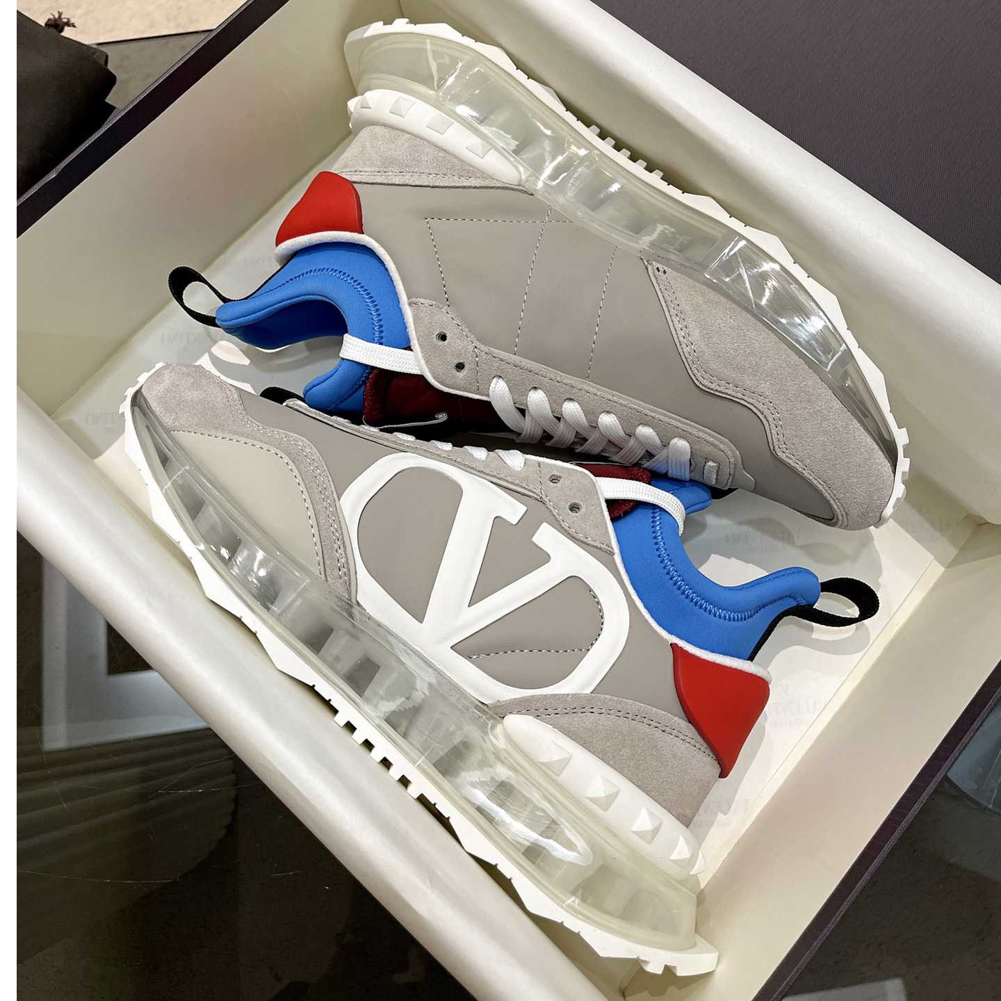 Valenti  Netrunner Fabric And Suede Sneaker - 