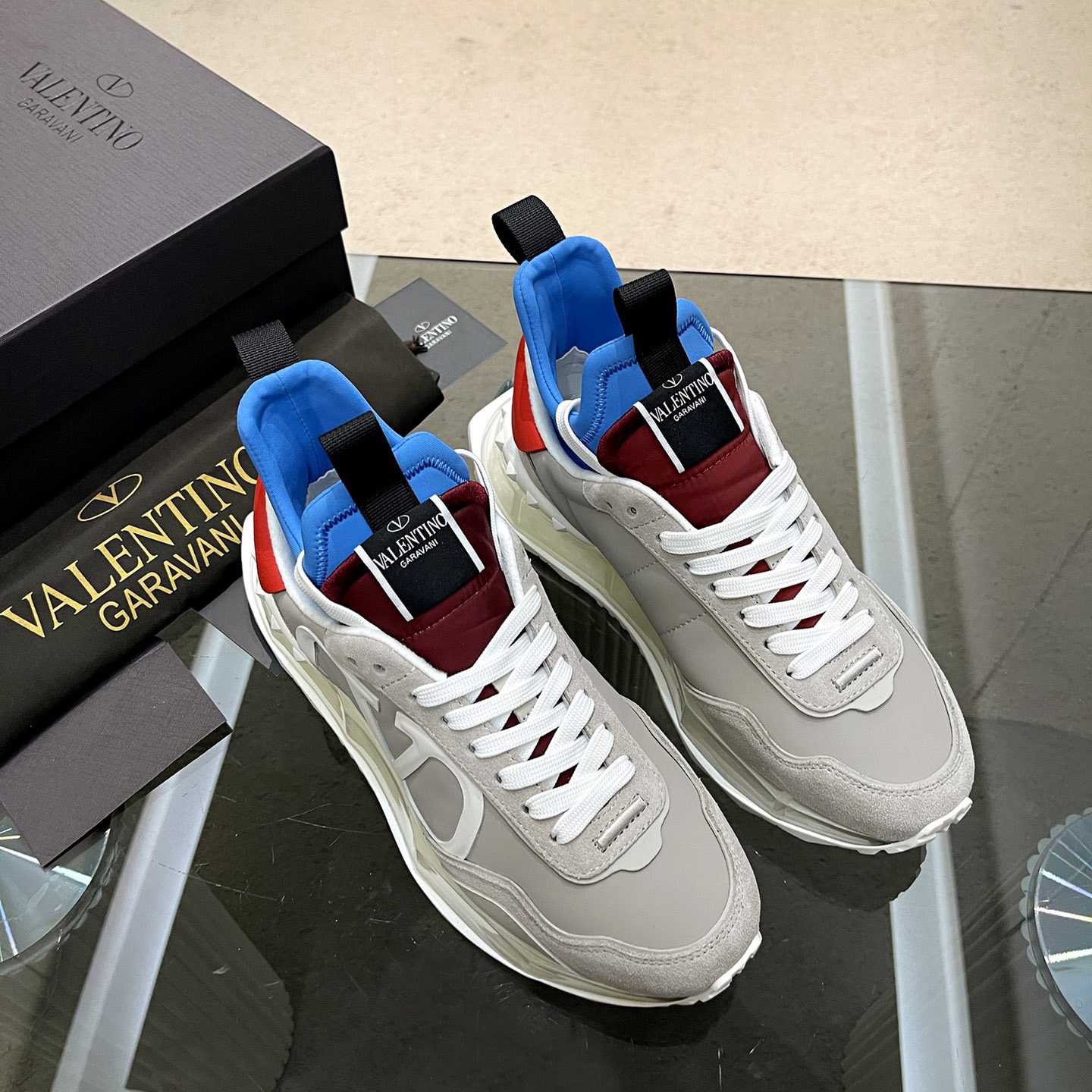 Valenti  Netrunner Fabric And Suede Sneaker - 