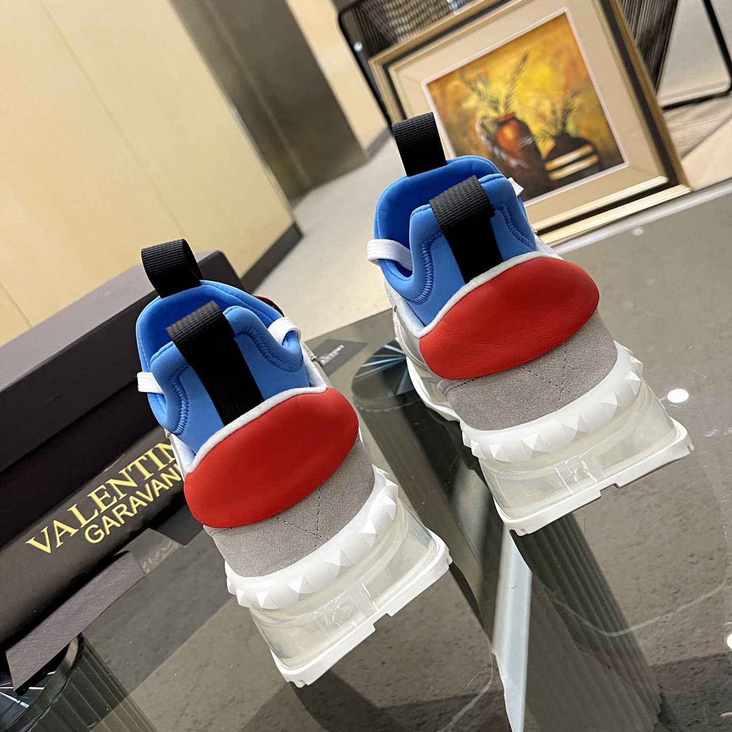 Valenti  Netrunner Fabric And Suede Sneaker - 