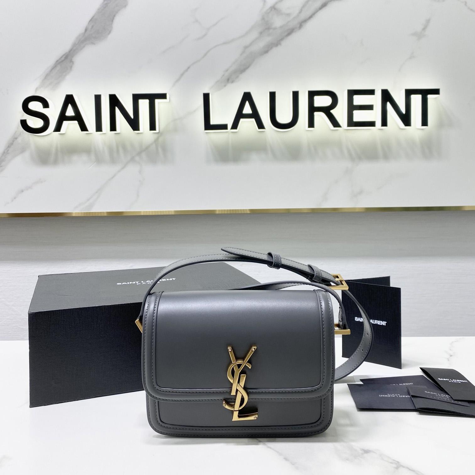 Saint Laurent Solferino Small Satchel In Box Saint Laurent Leather(19-13-5cm) - PerfectKickZ