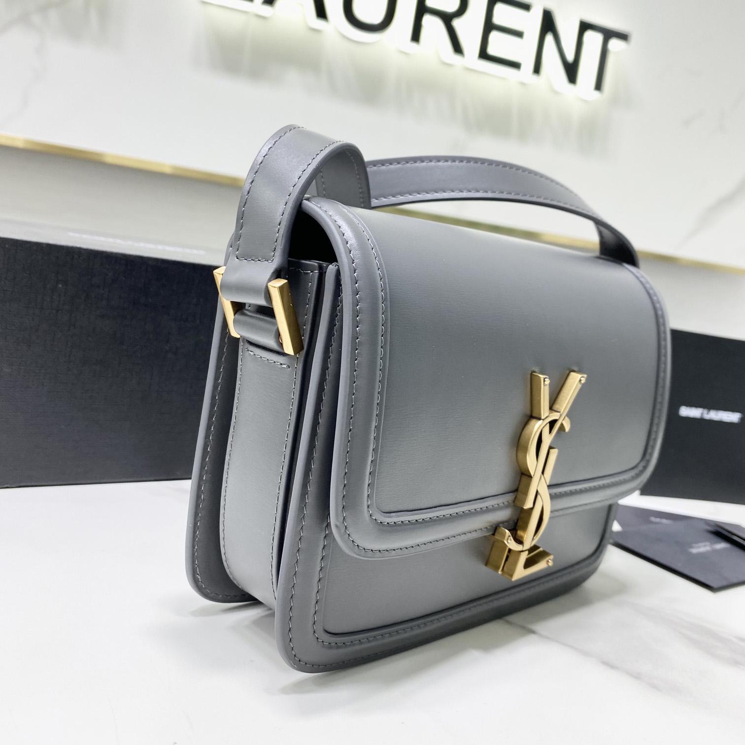 Saint Laurent Solferino Small Satchel In Box Saint Laurent Leather(19-13-5cm) - PerfectKickZ