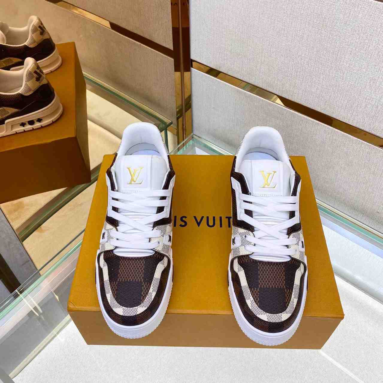Louis Vuitton LV Trainer Sneaker    (Upon UK Size)   1AAV8Y - PerfectKickZ