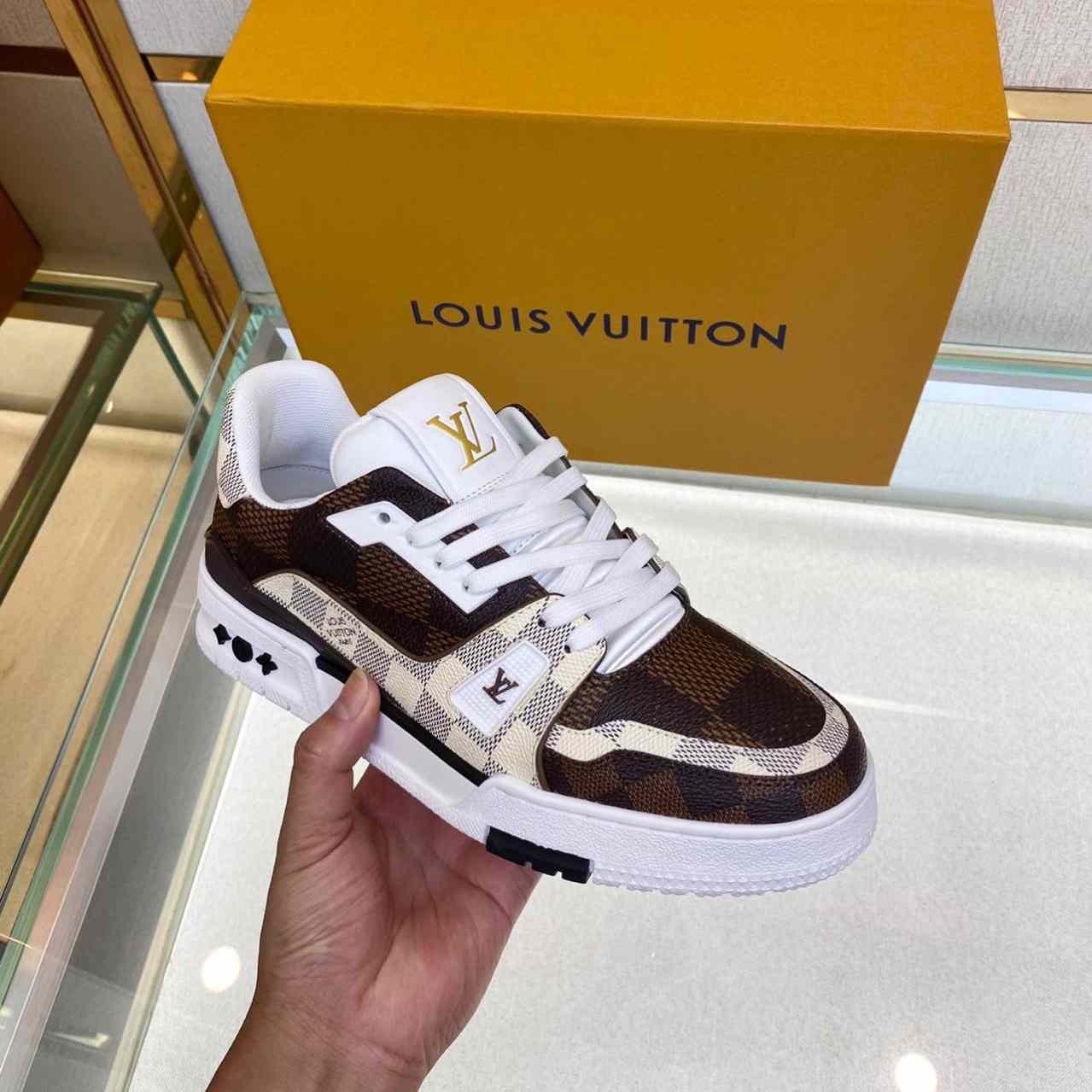 Louis Vuitton LV Trainer Sneaker    (Upon UK Size)   1AAV8Y - PerfectKickZ