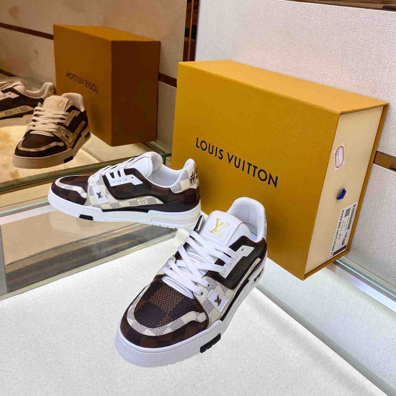 Louis Vuitton LV Trainer Sneaker    (Upon UK Size)   1AAV8Y - PerfectKickZ