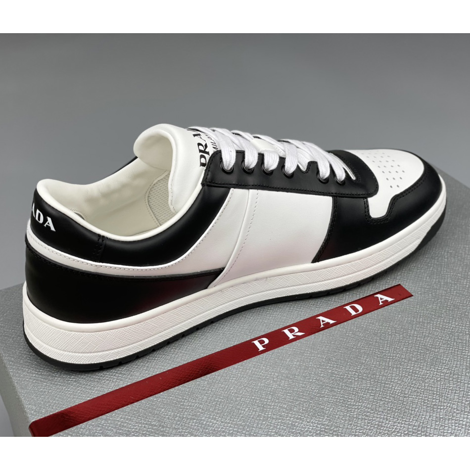 Prada Downtown Leather Sneakers - PerfectKickZ