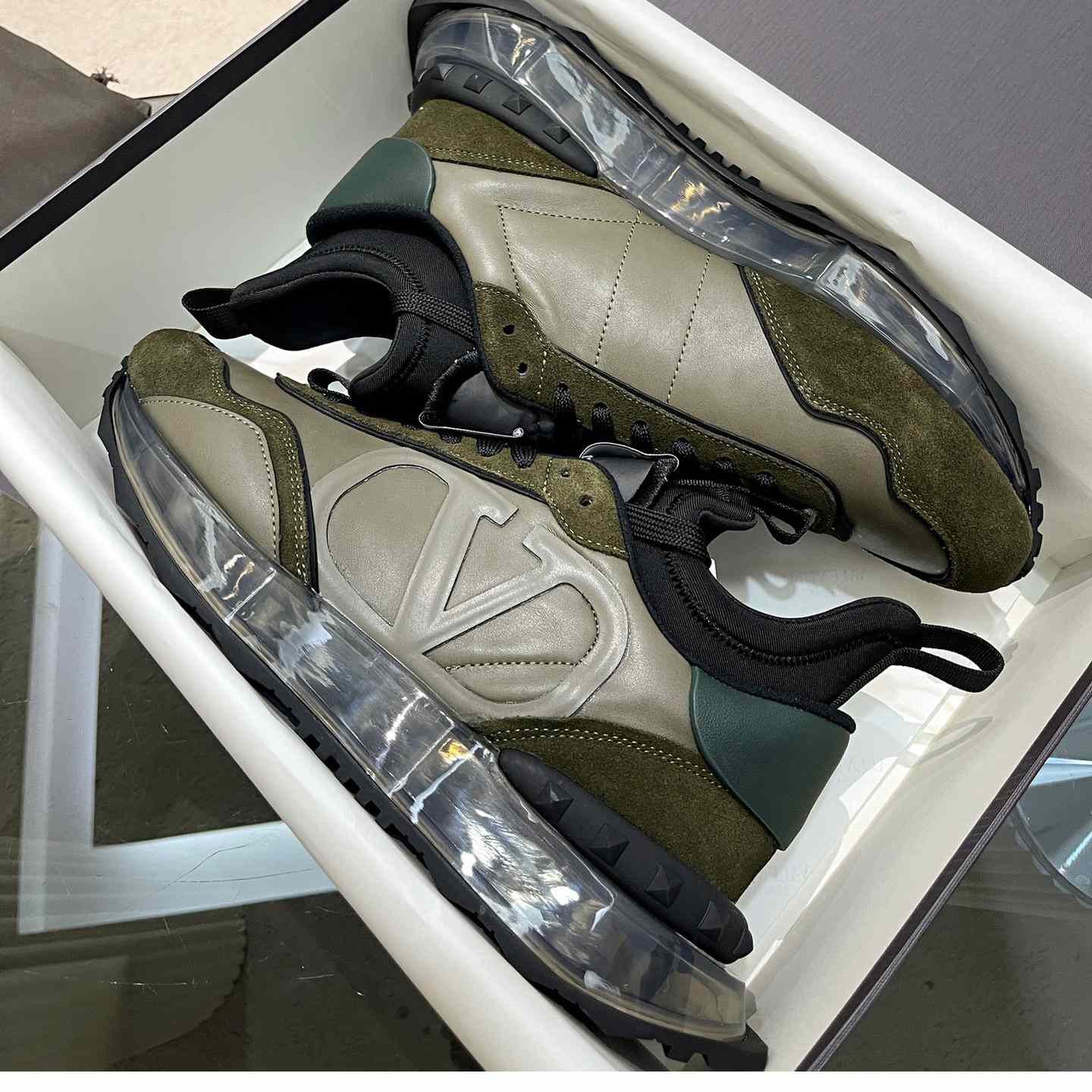 Valenti Netrunner Fabric And Suede Sneaker - PerfectKickZ