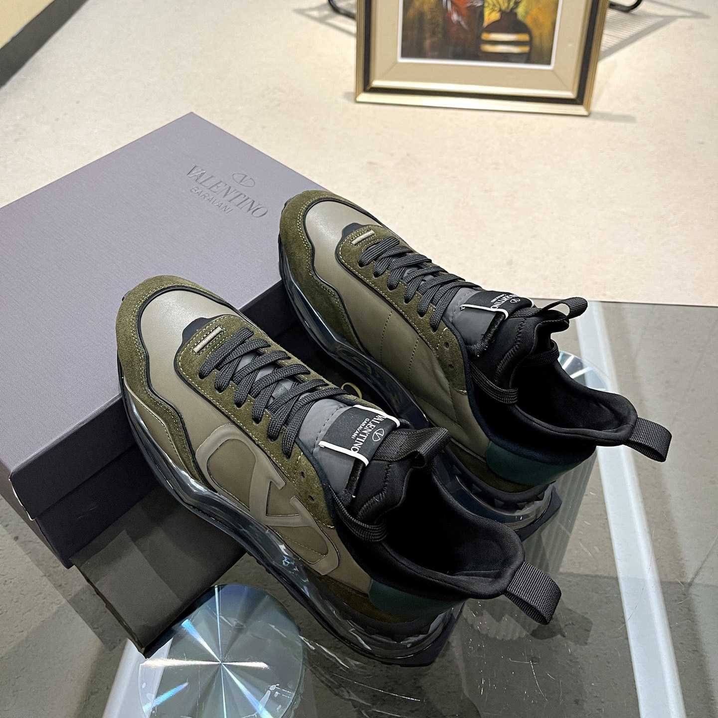Valenti Netrunner Fabric And Suede Sneaker - PerfectKickZ