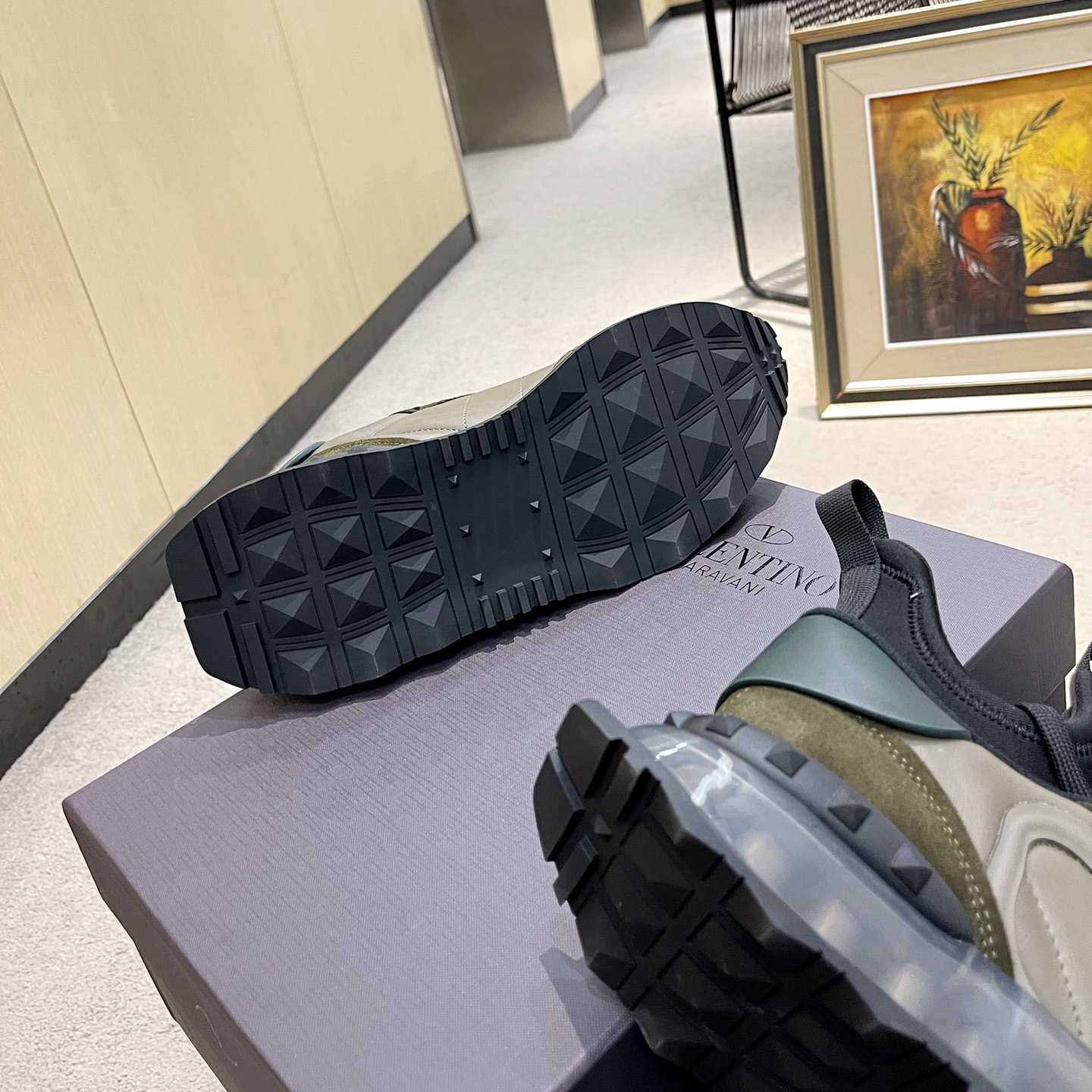 Valenti Netrunner Fabric And Suede Sneaker - PerfectKickZ