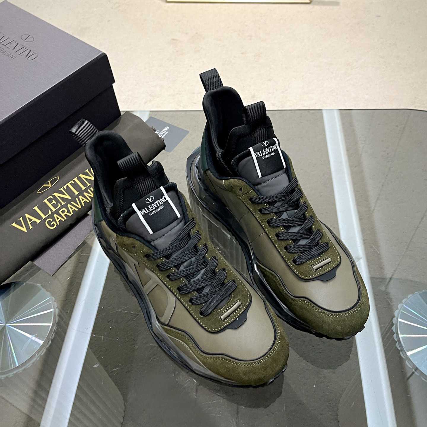 Valenti Netrunner Fabric And Suede Sneaker - PerfectKickZ