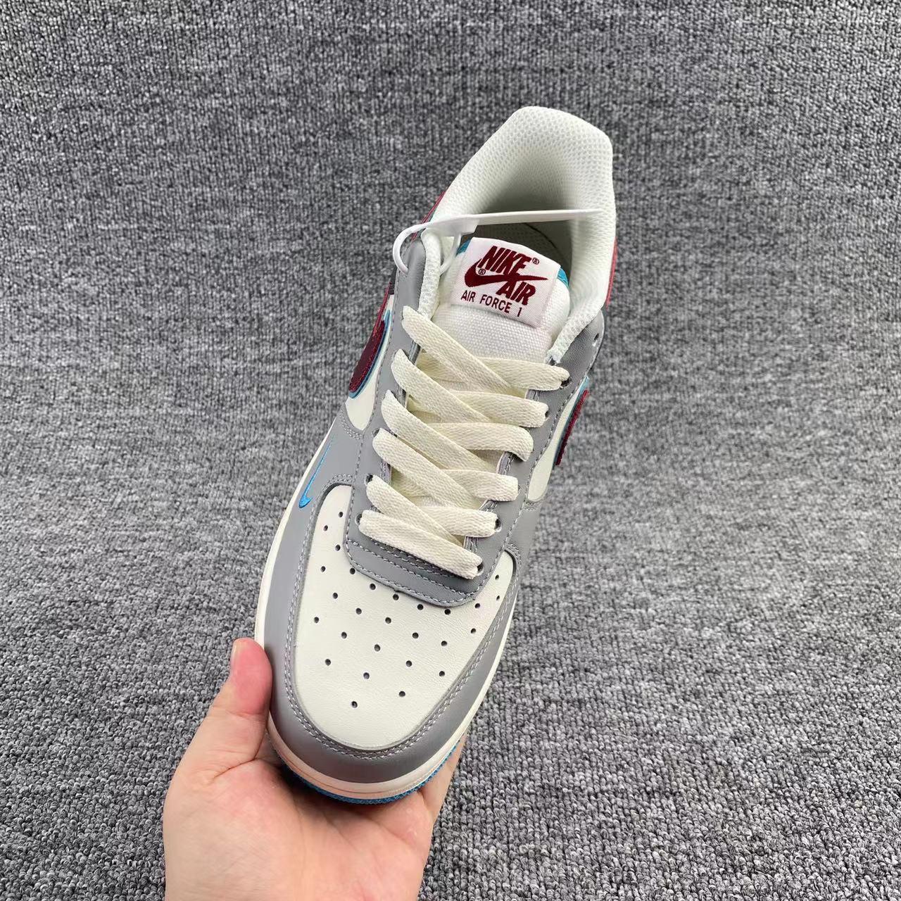Nike Air Force 1'07 Low “Rouge” Sneaker    LJ8822-666 - PerfectKickZ