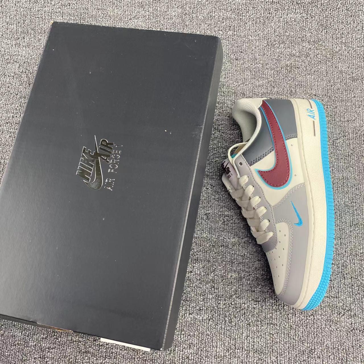 Nike Air Force 1'07 Low “Rouge” Sneaker    LJ8822-666 - PerfectKickZ