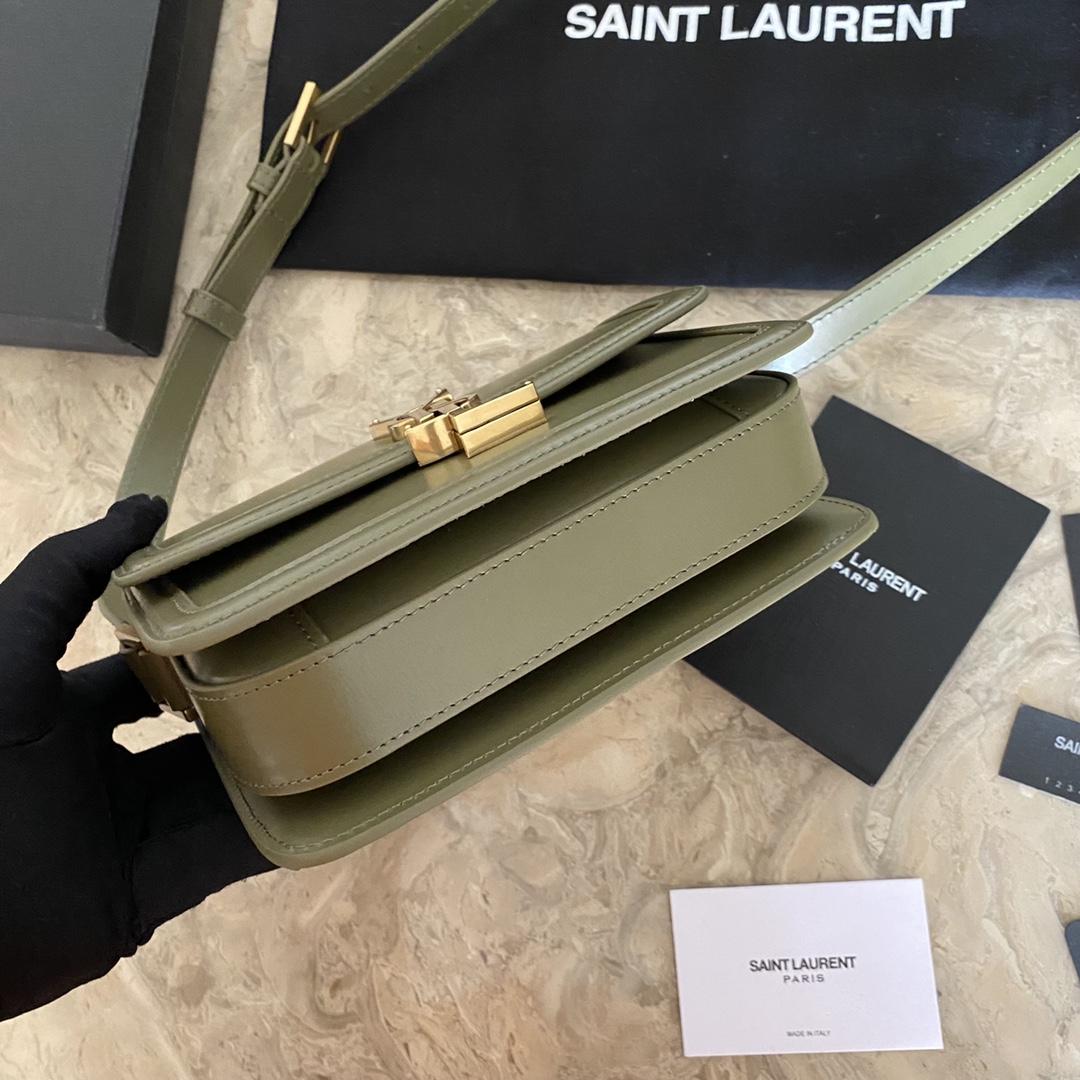 Saint Laurent Solferino Small Satchel In Box Saint Laurent Leather(19-13-5cm) - 