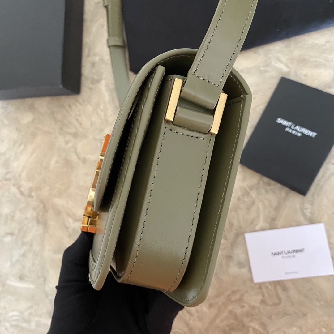 Saint Laurent Solferino Small Satchel In Box Saint Laurent Leather(19-13-5cm) - 