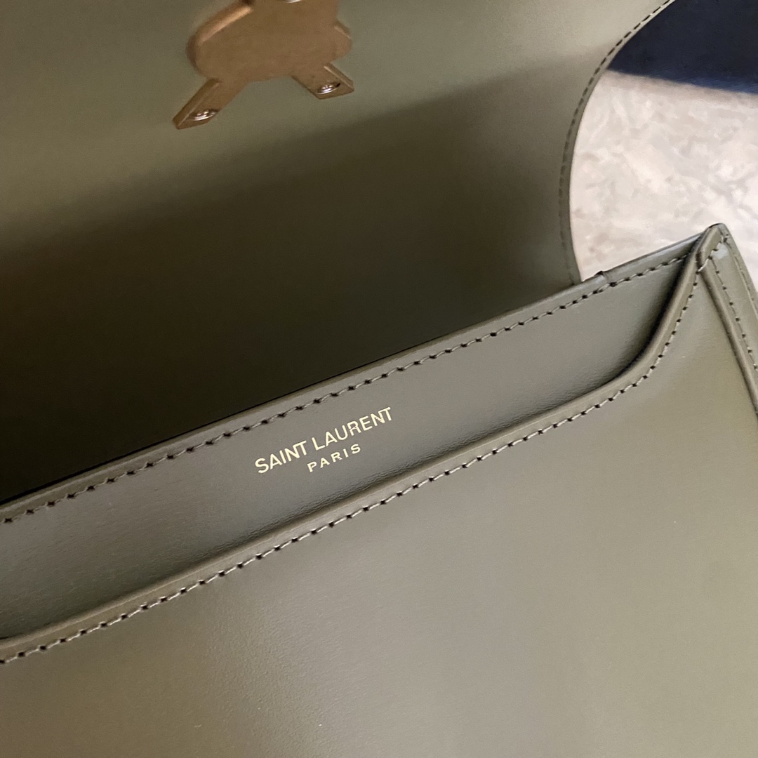 Saint Laurent Solferino Small Satchel In Box Saint Laurent Leather(19-13-5cm) - 