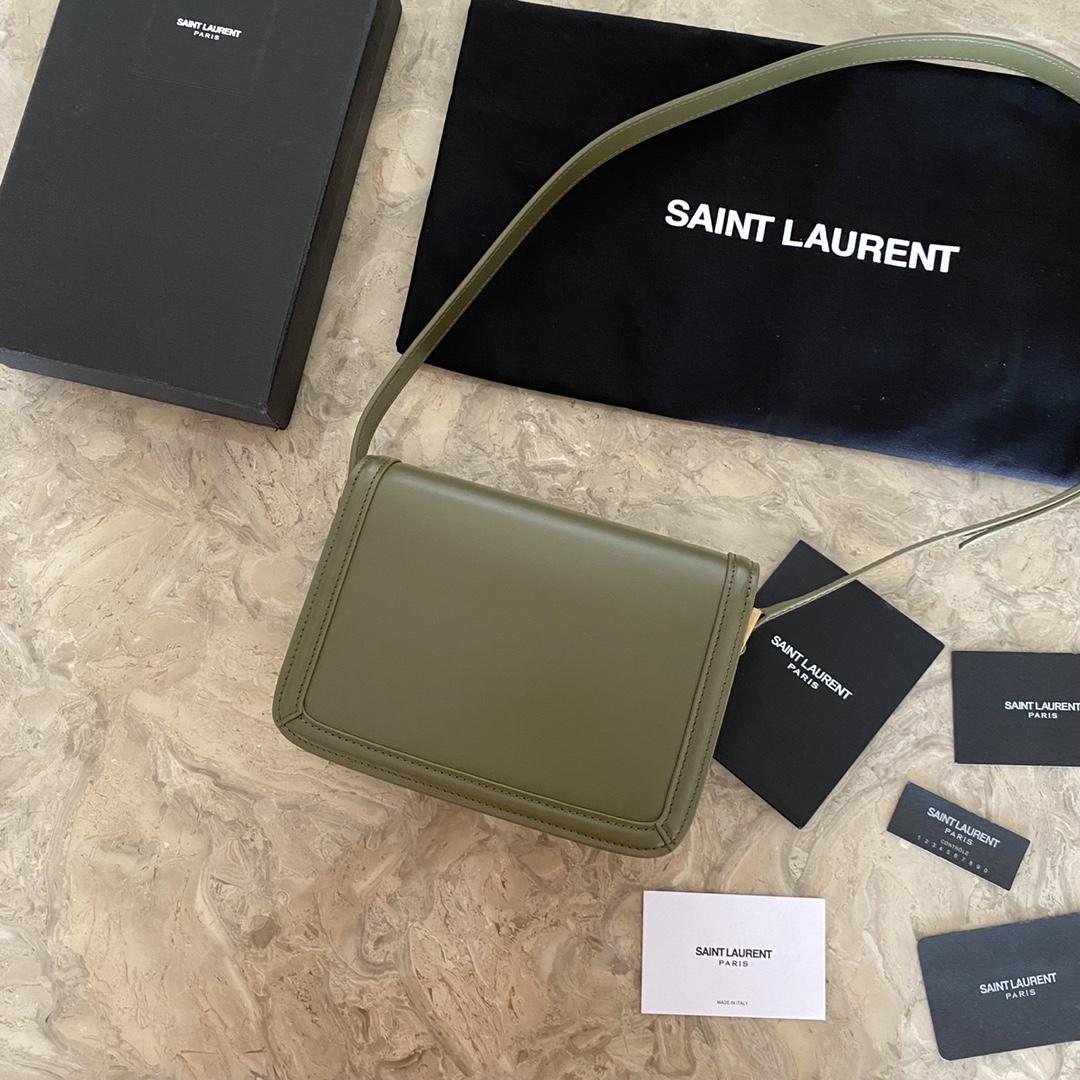 Saint Laurent Solferino Small Satchel In Box Saint Laurent Leather(19-13-5cm) - 