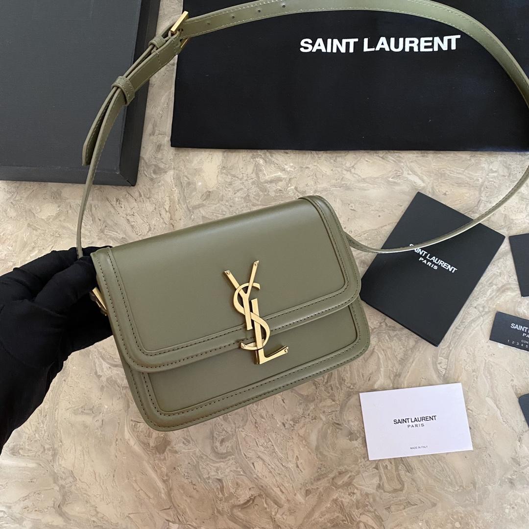 Saint Laurent Solferino Small Satchel In Box Saint Laurent Leather(19-13-5cm) - 